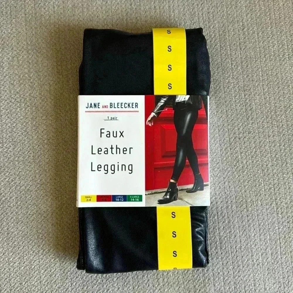 Jane and Bleecker Faux leather leggings